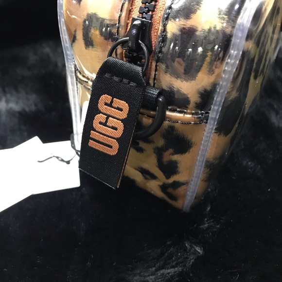 🆕 UGG Janey II Clear Sheepskin, Butterscotch Panther Crossbody Convertible - Picture 3 of 4